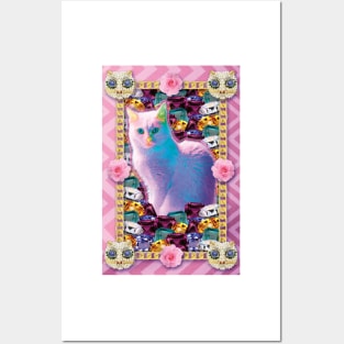 pale pink kitty princess Posters and Art